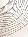 Curved Corner Stainless Steel Wire Mesh Belt , Flat Wire Conveyor Belt Rod