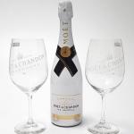 Moet Ice Imperial Branded Wine Accessories Clear BPA Free Tritan Plastic Glasses