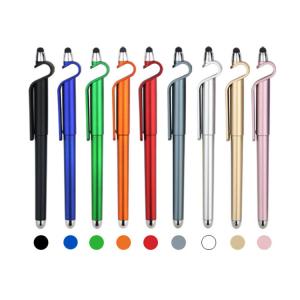 Wholesale 25g Custom Logo Printing Double Head Multi-functional Ball Pen for Office Supplies from china suppliers