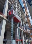 SCE400G Passenger Material Hoist , with double mast section and electrical