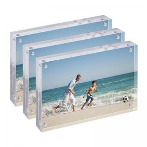 Wholesale Double Side Table Top Photo Frame 10x15x2cm Acrylic Magnetic Photo Frame from china suppliers
