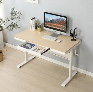 Wholesale SPCC Steel Frame Children's Sit Stand Desk Manual Height Adjustable for Home Office from china suppliers