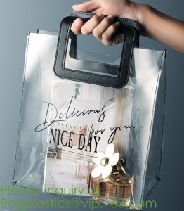 Wholesale Fashionable big colorful Laser PVC shopping storage bag with handle and accept custom,vinyl mirror surface pvc tote shop from china suppliers