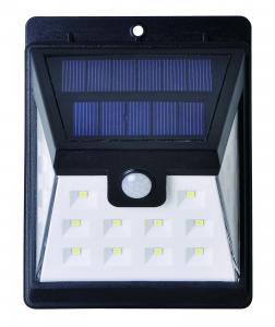 China 20w Waterproof Solar Outdoor Wall Lights With Sensor SMD Garden Light on sale