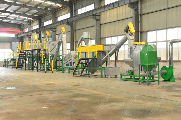 PET Bottle Plastic Washing Recycling Machine With Hot Washer And Friction Washing