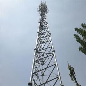Wholesale 60m High Galvanized Angle Steel Self Supporting Antenna Tower 3 Legs Tubular  from china suppliers