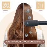 OEM Infrared 120 - 240V Dual Voltage Hair Straightener Brush For Women