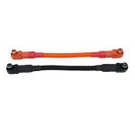 Round Copper MC4 Solar Cable Assembly With TPE Jacket In Black/Red Color