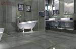 Grey Stone Look Porcelain Tile / Stone Effect Porcelain Floor Tiles Anti