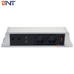 Office Aluminum Under Table Interconnect Electrical Socket / Electric Under Desk
