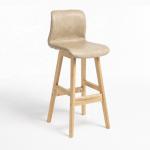 Mail Packing Villia High Chair Bar Counter Chair with Fabric Stylish and Solid