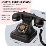 Occasion Guest Book Phone Rechargeable Voicemail Guest Book For Wedding