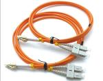LC UPC To SC UPC Multimode Fiber Optic Cable Duplex 3.0mm LSZH OM2 850/1300nm