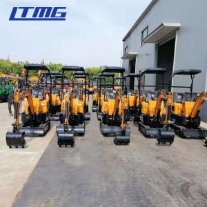 Wholesale 1 ton mini excavator micro digger machine 1 ton 1.5 ton 2 ton small crawler excavator price fast delicery in 5 days from china suppliers