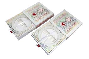 Wholesale Custom Gift Box Packaging , Cardboard Paper Box With Ribbon Pull from china suppliers