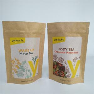 Wholesale Compostable Stand Up Tea Bag Flour Packaging Kraft Paper Bags For Pet Food from china suppliers