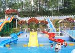 Anti Fade Swimming Pool Water Slides Aqua Play Equipment