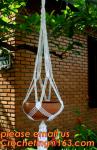 Wholesale 4 Sets colorful Macrame Plant Hanger Indoor Outdoor Hanging Planter