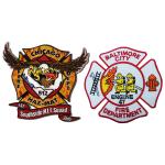 OEM 75% Embroidery Fire Department Patches Woven US Army Patch