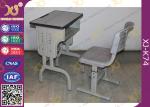 Durable School Desk And Chair for Kids Study , Plywood Desk Top With PVC Edge