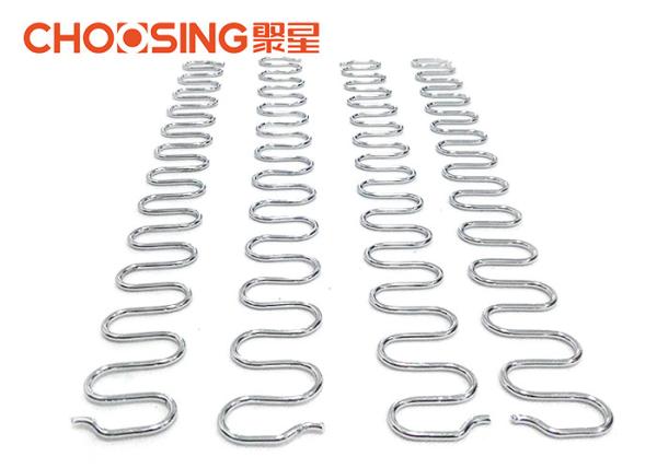 20 Inch 9 Gauge Zig Zag Springs , Sofa Cushion Spring Replacement Zinc Plating