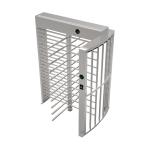 Full Height Security Subway Double Turnstile System Access Control For Sale