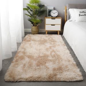 Wholesale Customized Size Fluffy Fur Bedroom Living Room Rug Soft Rectangle Carpet Area Rug from china suppliers