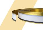 Durable Channelume Aluminum Extrusion Shapes 0.5 MM Brushed Gold Color Painting
