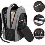 Black Business Laptop Backpack School Bag Spacious Packing For Notebook