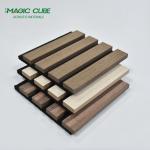 Vertical Wood Slat Wall Panels For Interior Acoustic Treatment And Noise