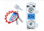 KFC / Bathroom Number Series Sliding Glass Door Security Locks Zinc Material