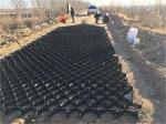 Green Gravel Grid Geocells for Slope Protection on Driveways Highways and