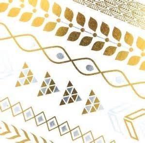 Wholesale Gold Metallic Temporary tattoo from china suppliers
