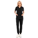 factory custom logo solid color stretch medical nursing unisex medical scrubs