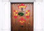 Cartoon Ox EN71 Felt Holiday Decorations Spring Festival Couplets