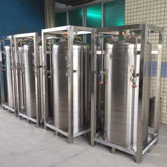 Liquid Oxygen Medical Cryogenic Dewar Cylinder High Pressure