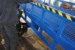 0.6m Mechanical Hydraulic Mobile Dock Ramp with Outriggers , 6000Kg