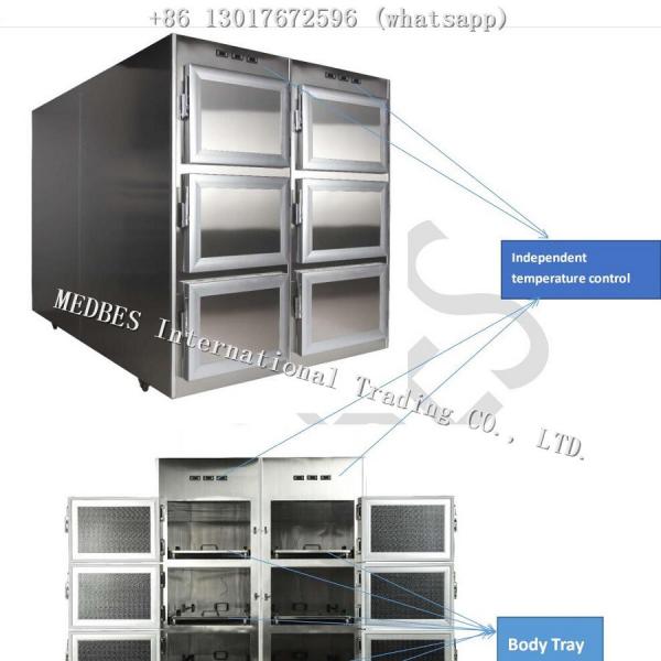 304 SS Hot Sale Mortuary Refrigerator in Kenya Stainless Steel Mortuary Refrigerator with Six Body Chamber