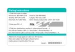 Pre printed customized scratch PVC prepaid cards & gift cards & phone cards