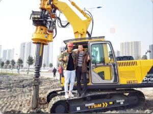 Wholesale Rotary Kr50a Hydraulic Piling Rig Machine Max Drilling Depth 24m from china suppliers