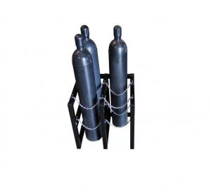 China Metal Fab Gas Cylinder Rack 2 Wide By 2 Deep 4 Nitrogen Bottle Storage Rack on sale