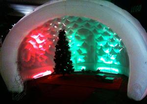 Wholesale Semicircular Booth, Advertising Inflatable Stand with LED Light from china suppliers
