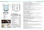 Polished Finish Steam Shower Cabinet Hydromassage Shower Cabin Multifunctional