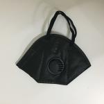 In Stock Black KN95 Face Cover With Breathing Valve Headband Earloop