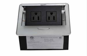 Wholesale Smart Pop Up Electrical Outlet US Standard UL List 131*110*69 mm Zinc Alloy from china suppliers