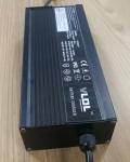 IP65 IP66 Waterproof 6A LFP 48 Volt Battery Charger Aluminum Black Material