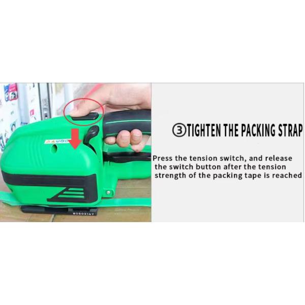 2.0 seconds/strip PP PET handheld electric strapping machine automatic holding machine