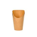 Kraft Paper French Fries Cup Fast Food Packaging Container Fried Snack Takeaway