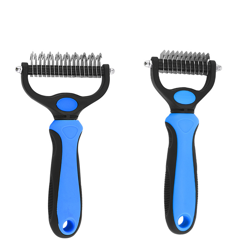 Pet Shredding Brush Portable Stainless Steel Pet Hair Remover