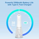 300ML Rechargeable Travel Irrigation Cleaner Water Dental Flosser Teeth Pick 5